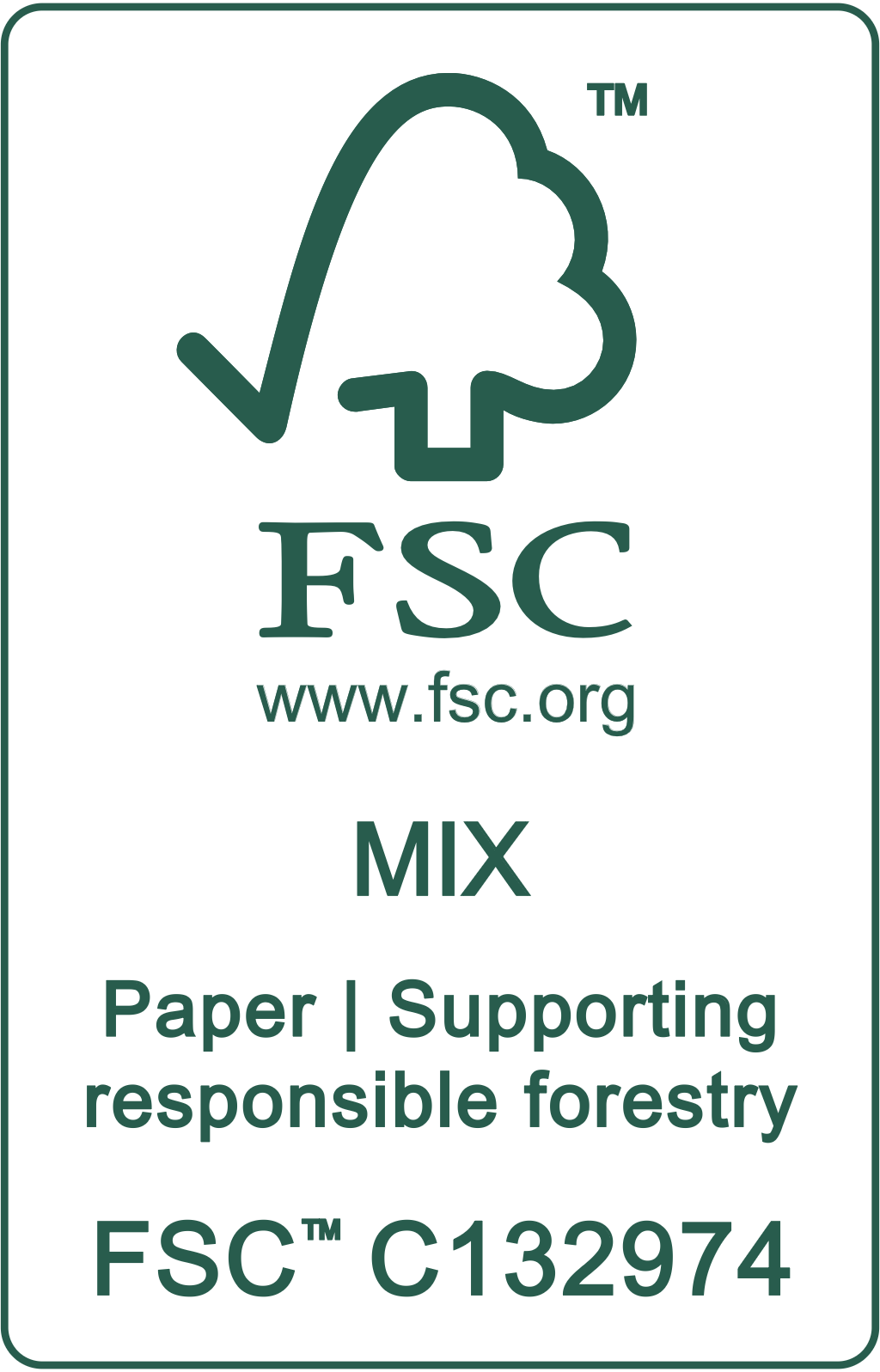FSC™ Mix Credit
Licence FSC™: FSC-C132974